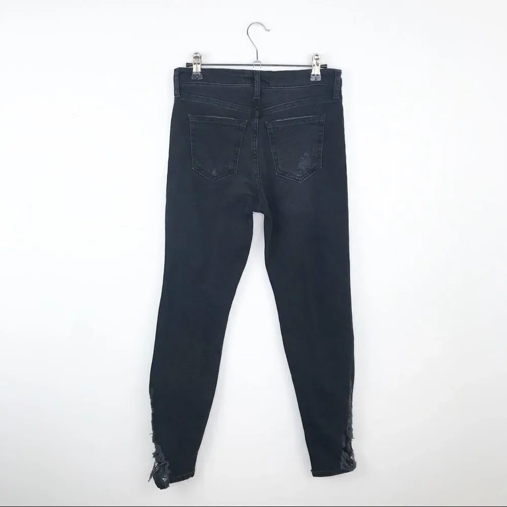 NWT‎ free people super distressed skinny ankle jean